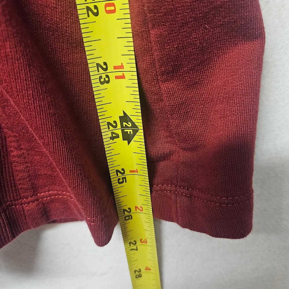 Lucky Brand Shawl Collar Button Front Cardigan Jacket Berry Burgundy - Picture 7 of 8